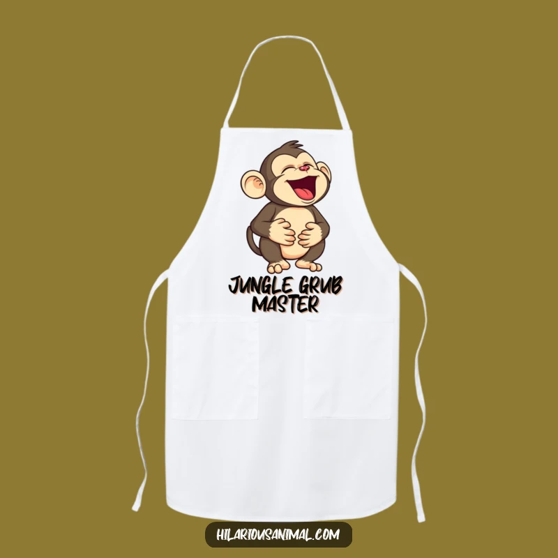 Funny Monkey Apron: Roaring Laughter for Hilarious Kitchen Adventures