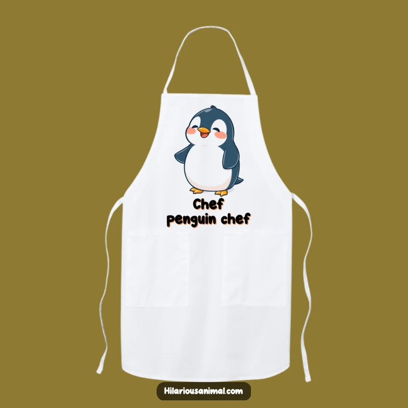 Funny Penguin Apron: Belly Laughing Chef Wear, A Charming Funny Gift!