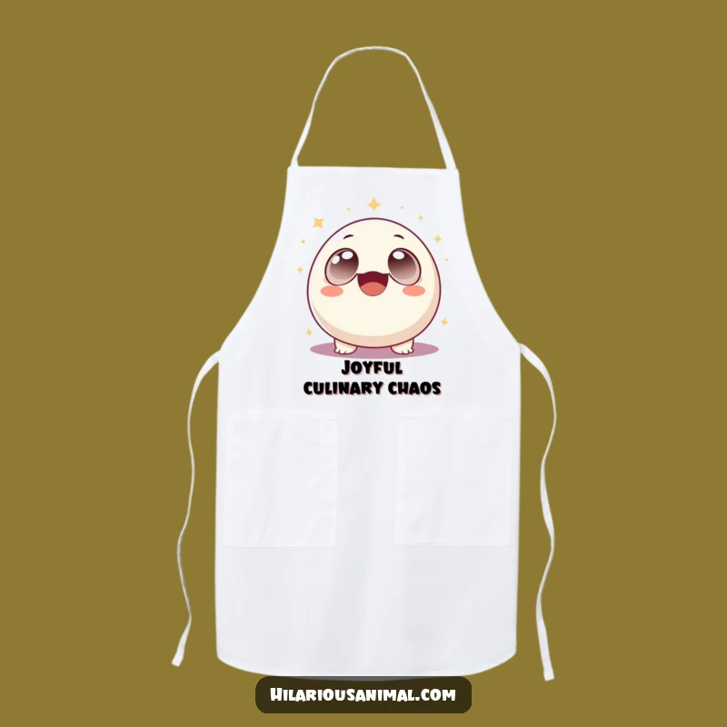 Funny Sparkle Laugh Apron: Cook with Joy! Cheerful Creature Chef Gear, Perfect Funny Gift