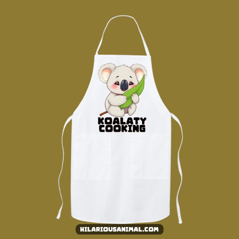 Funny Koala Cub Apron: Hug Your Way Through Kitchen Creations!
