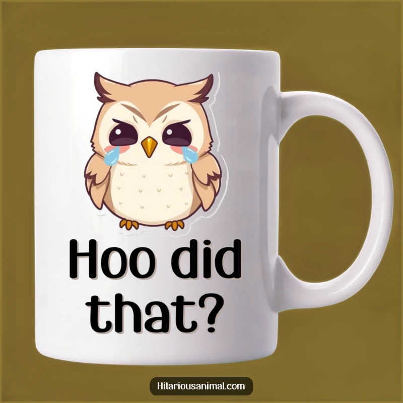 Funny Owl Mug: Tears of Laughter Bird, The Ultimate Funny Gift!