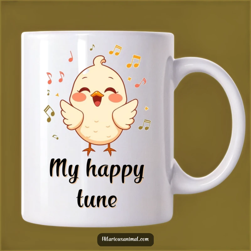Funny Cheerful Bird Mug: Hilarious Musical Gift for Anyone Who Loves to Laugh and Sing