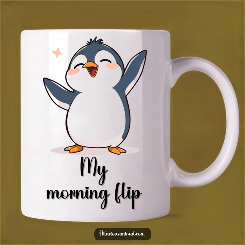 Funny Clumsy Penguin Mug: Hilarious Gift for Penguin Lovers Who Love a Good Laugh