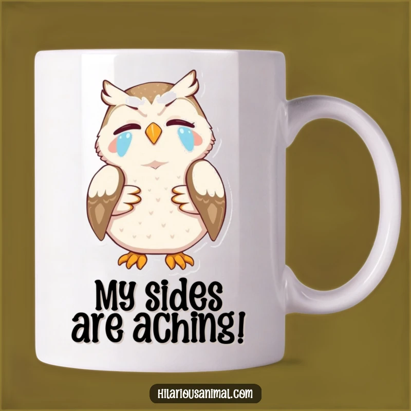 Funny Laughing Owl Mug: Hilarious Animal Joke Gift for Owl Lovers