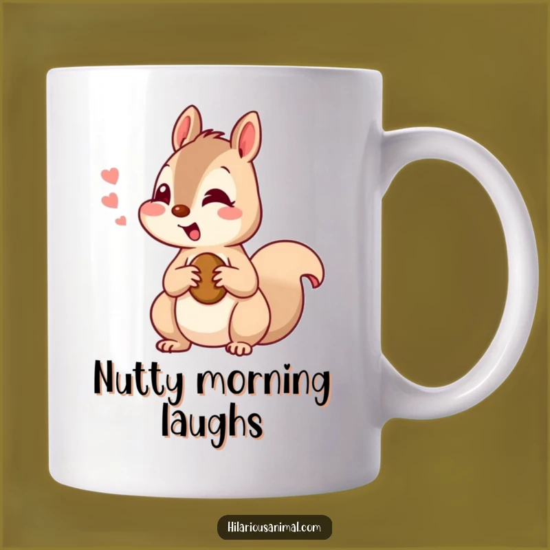 Funny Squirrel Amused Mug - Hilarious Nutty Gift for Nature Lovers