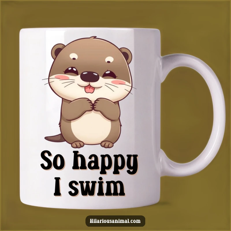 Funny Otter Mug: Giggling Cub, The Ultimate Funny Gift!