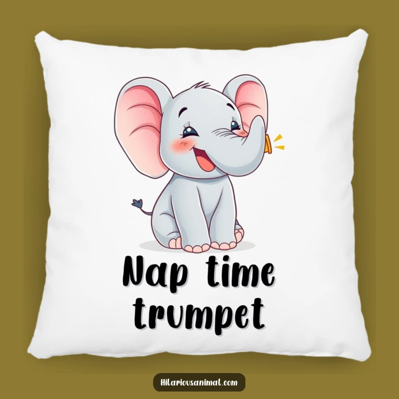 Funny Elephant Cub Joy Pillow - Add a Comfy Dose of Laughter