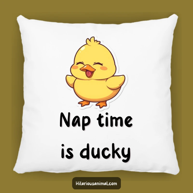 Funny Duck Quacking Pillow - Chubby Laugher Comfort, Cute Funny Decor Gift