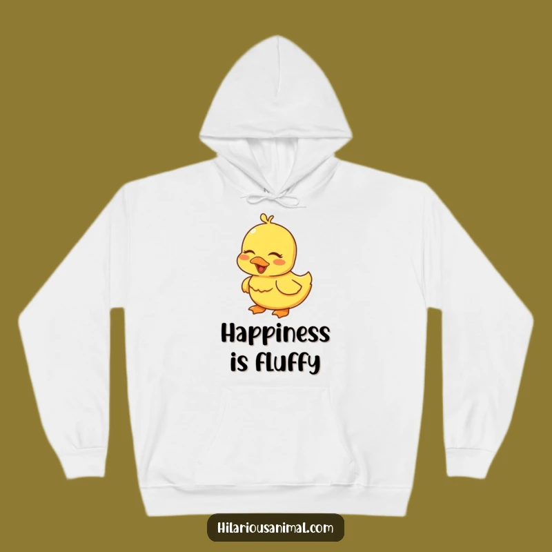 Funny Duckling Giggling Hoodie: Cozy Comfort with Adorable Smiles
