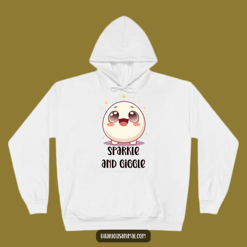 Cozy Funny Sparkle Laugh Hoodie: Wrap Yourself in Joyful Giggle, Great Funny Gift
