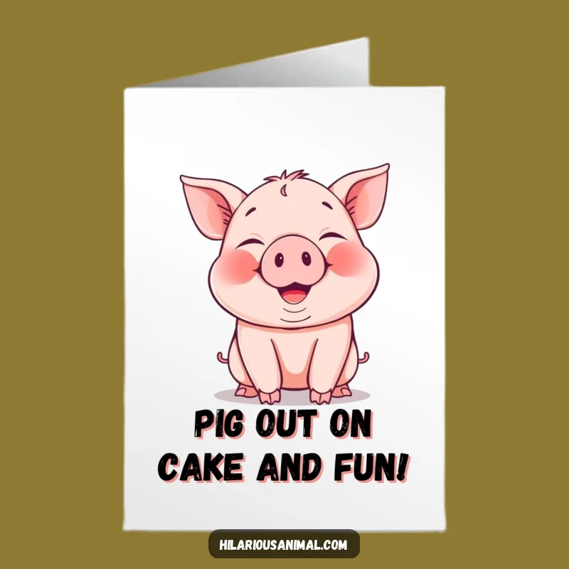 Free Printable Piglet Birthday Card: Hilarious Snorting Fun for a Laugh-Out-Loud Downloadable Gift