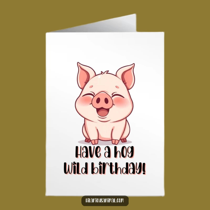Free Printable Piglet Birthday Card: Hilarious Downloadable Gift for a Snort-Worthy Celebration