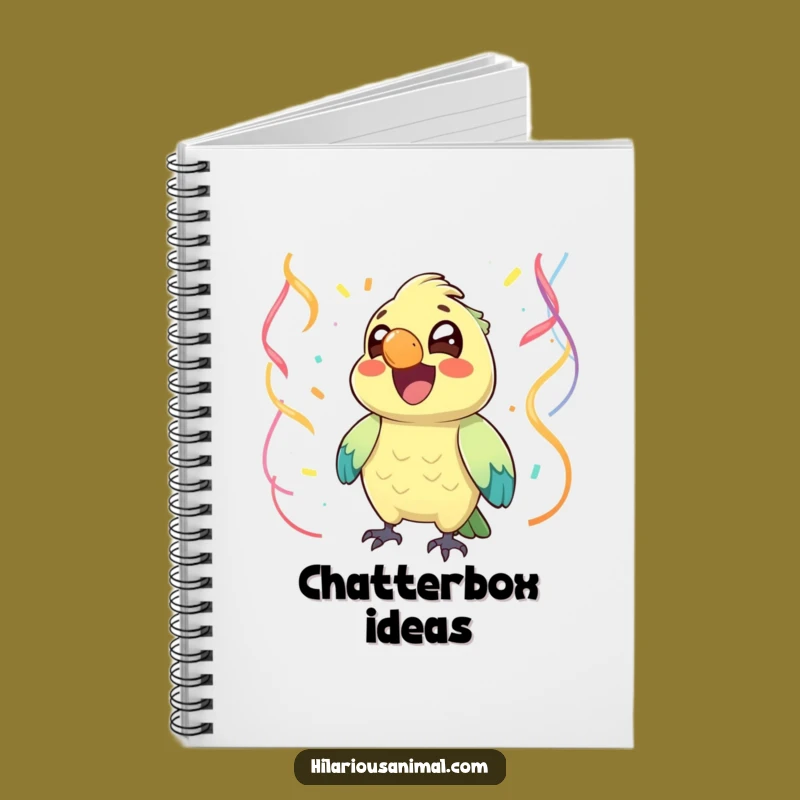 Funny Chuckling Parrot Notebook: Jot Down Festivities with This Joyful Journal, Great Funny Gift