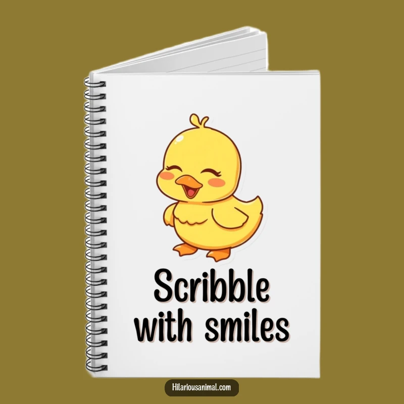 Funny Duckling Giggling Notebook: Jot Down Happy Thoughts