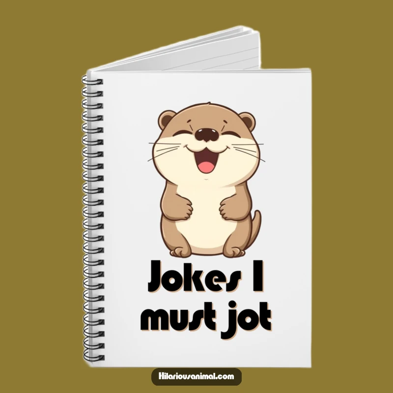 Funny Laughing Otter Notebook: Hilarious Journal for Happy Thoughts