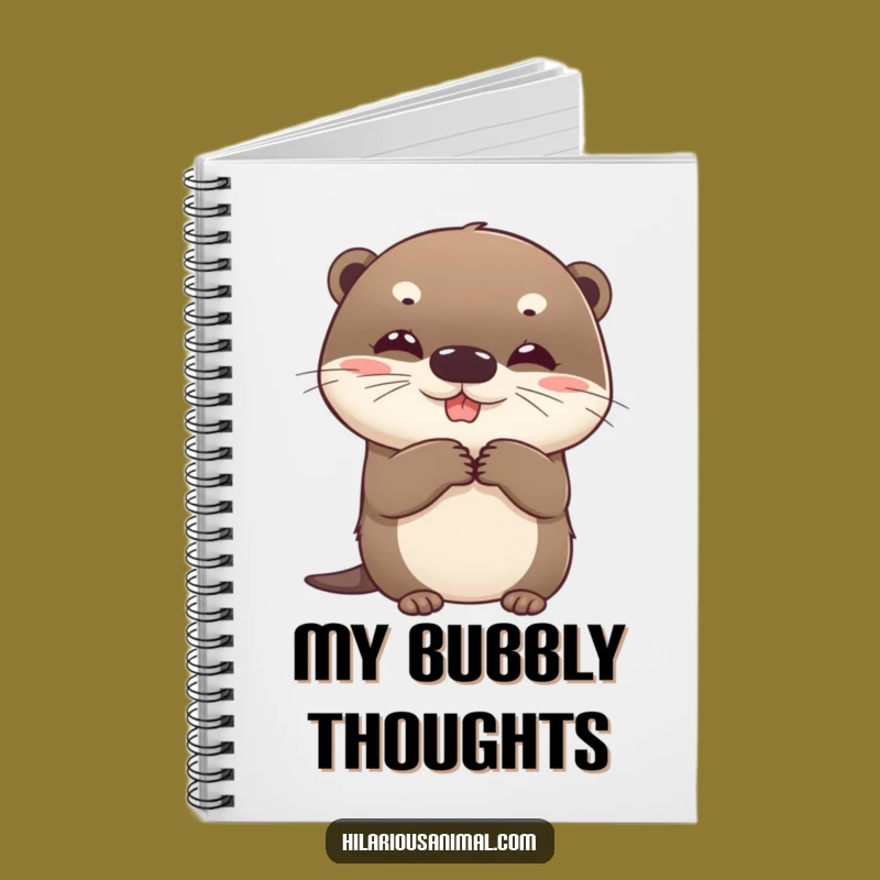 Funny Otter Notebook: Giggling Cub Journal, Your Ideal Funny Gift for Notes!