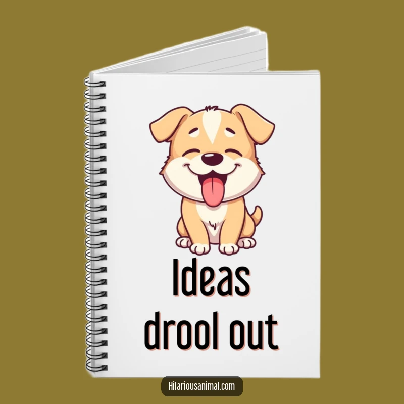 Funny Giggling Dog Notebook: Journal with Playful Pup, Perfect Gift for Writers