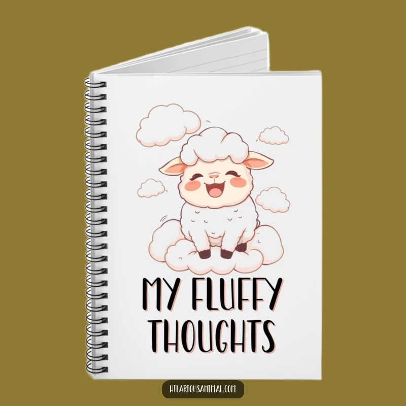 Funny Bewildered Sheep Notebook: Jot Down Dreams and Giggles