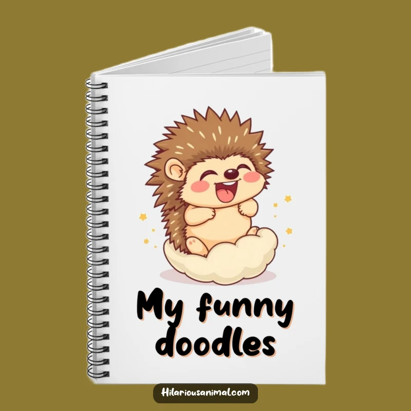 Funny Hedgehog Cub Rolling Notebook: Jot Down Your Rolling Ideas