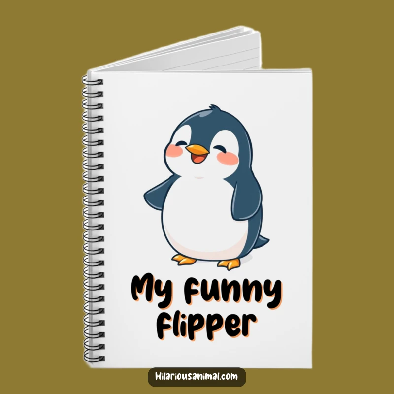 Funny Penguin Notebook: Belly Laughing Journal, Your Ideal Funny Gift for Notes!