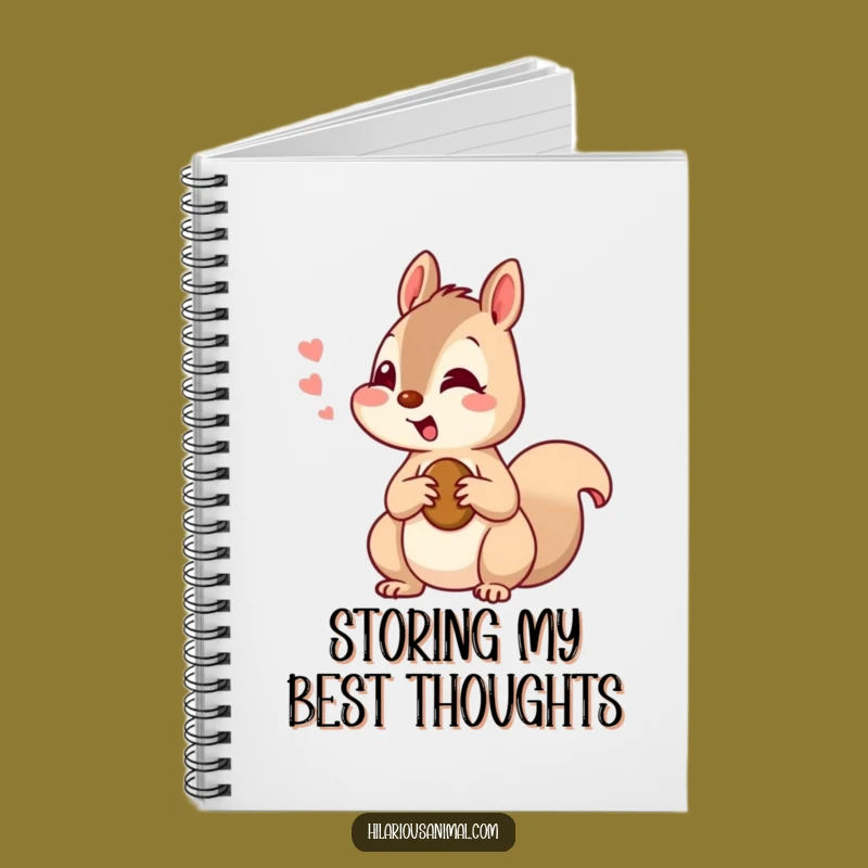 Funny Squirrel Chattering Notebook - Hilarious Journal for Nature Lovers