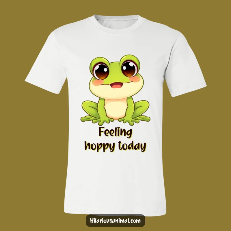 Funny Frog Joy T-Shirt: Wear Your Happiness with This Hoppy Tee