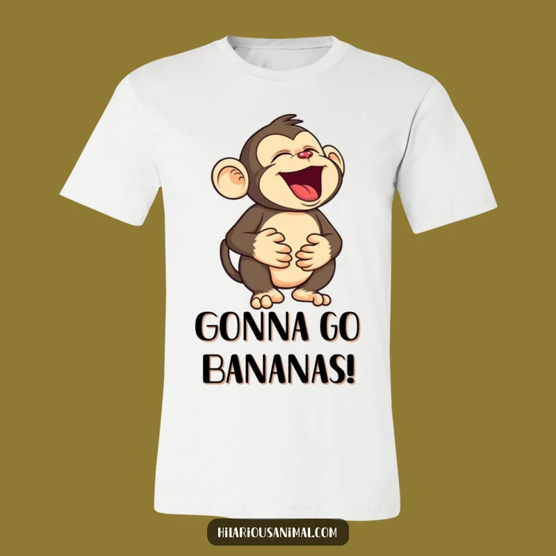 Funny Monkey T-Shirt: Roaring with Laughter, Hilarious Primate Tee for Fun Lovers