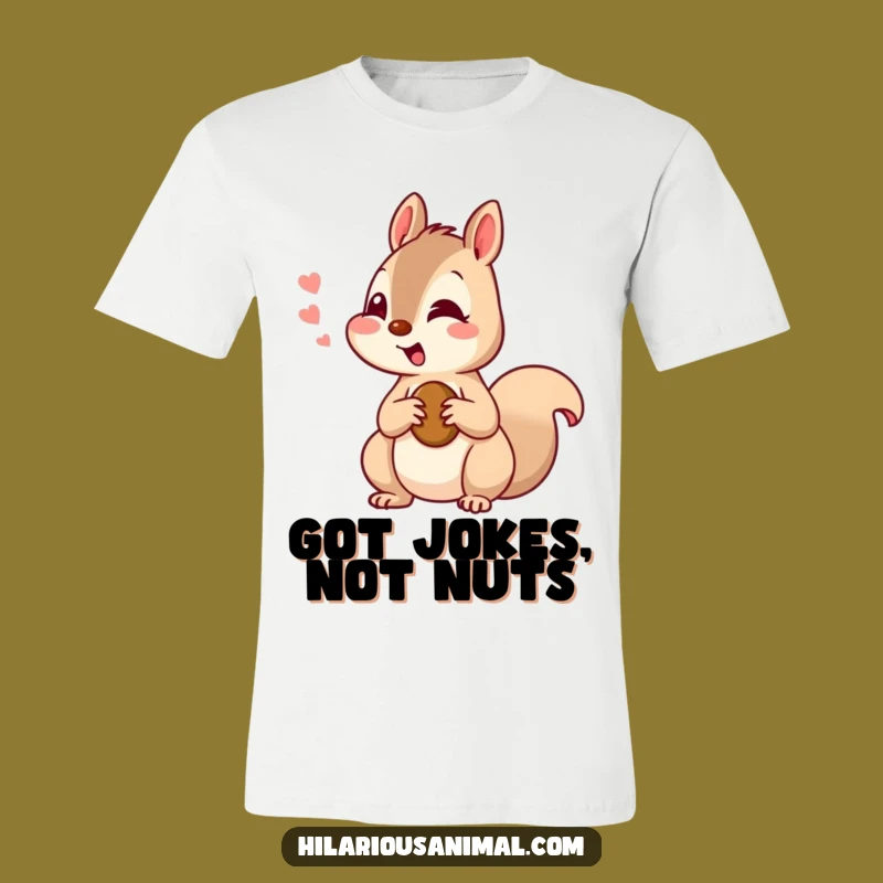 Funny Squirrel Chattering T-Shirt - Hilarious Gift for Wildlife Enthusiasts