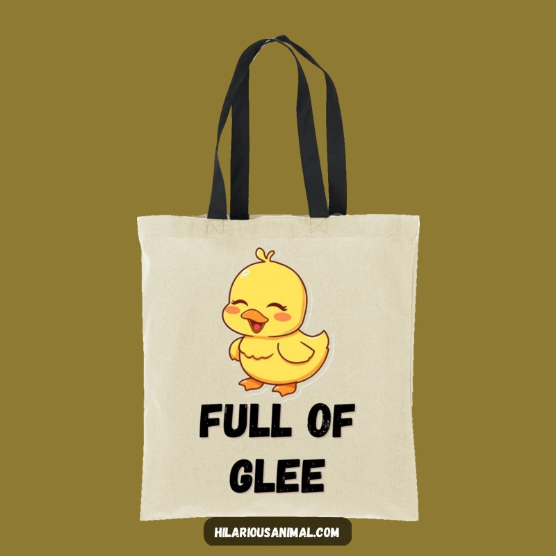 Funny Duckling Giggling Tote Bag: Carry Your Joy Everywhere